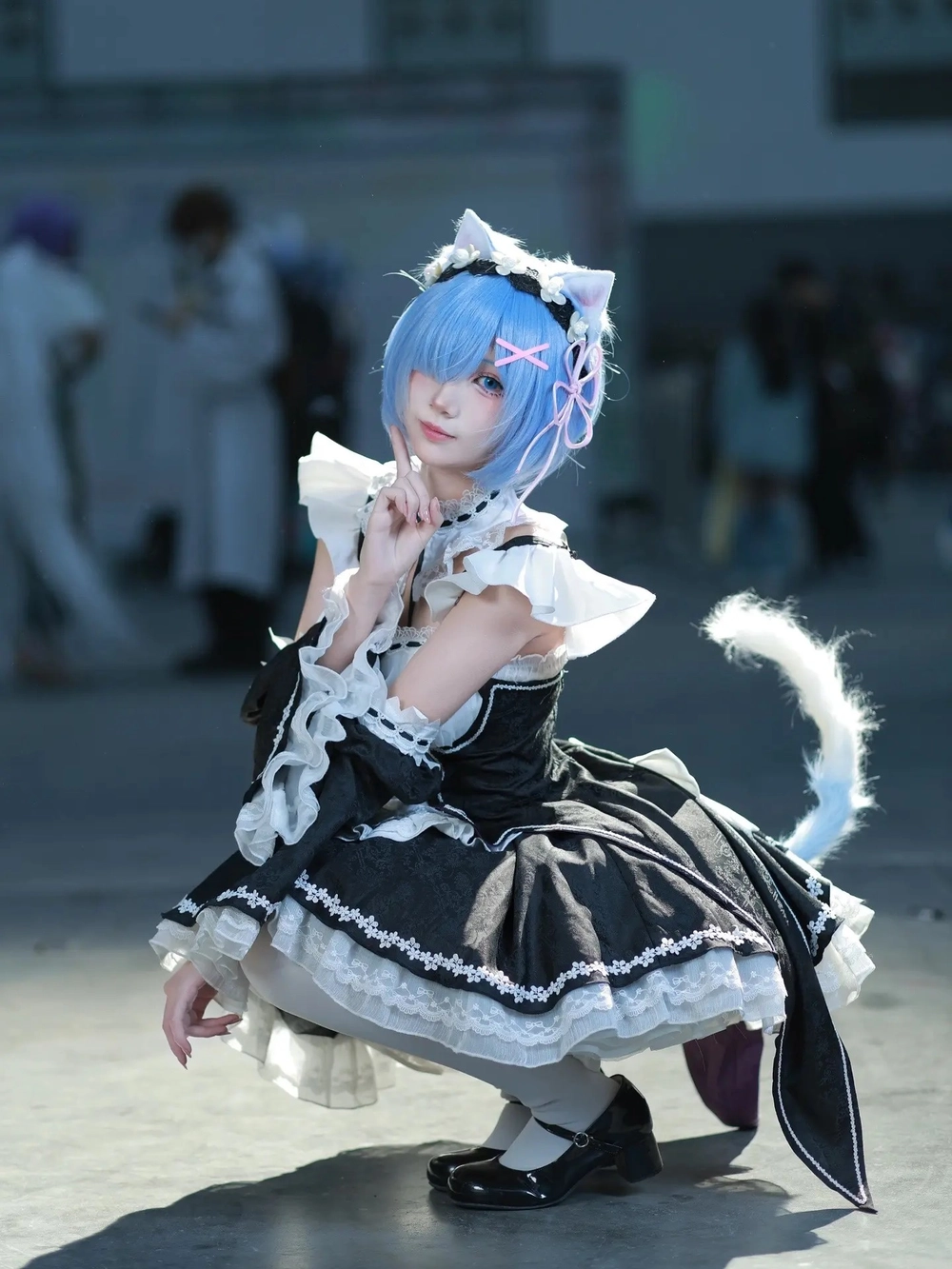 Ảnh cosplay Rem đẹp tựa thiên thần