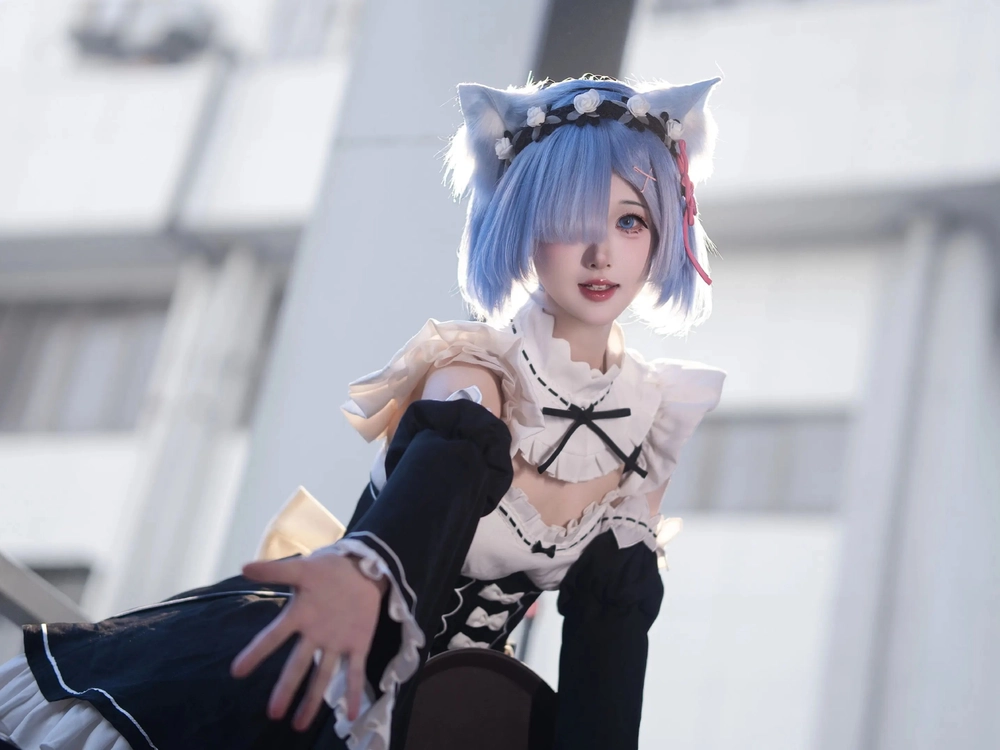 Hình ảnh Rem cosplay sáng tạo