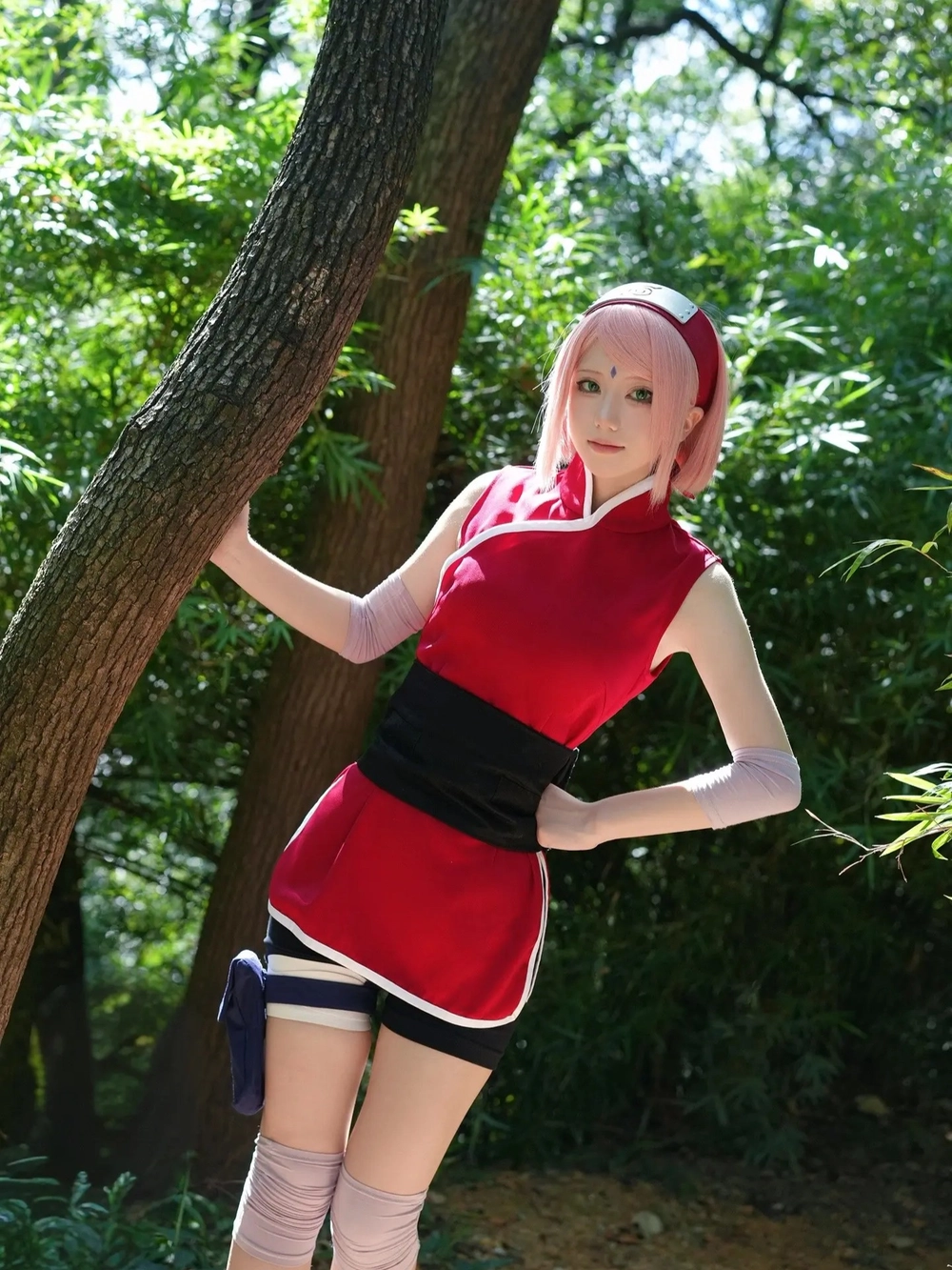 ảnh cosplay sakura haruno trong naruto