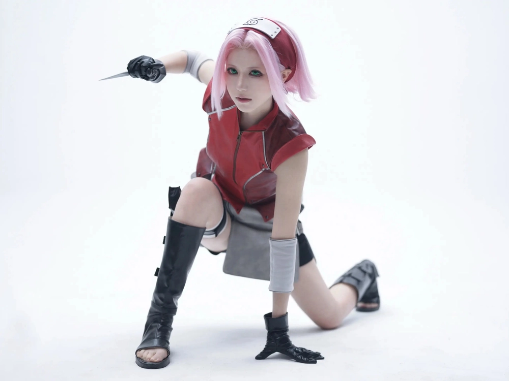 ảnh nhân vật sakura haruno cosplay naruto