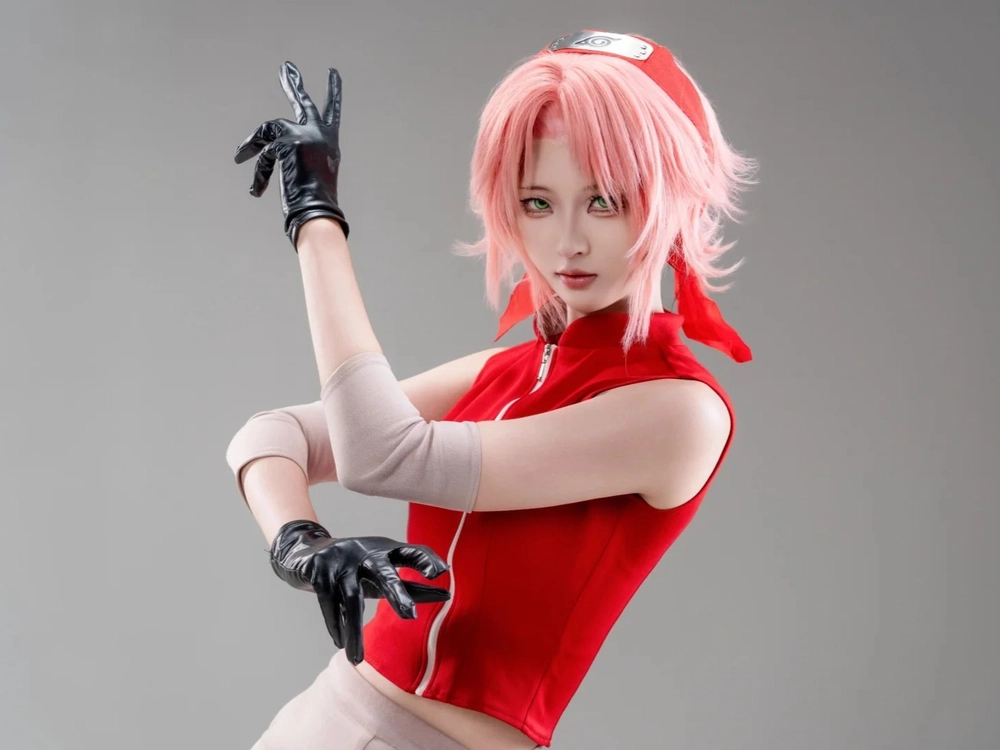cosplay sakura naruto shippuden nữ ninja
