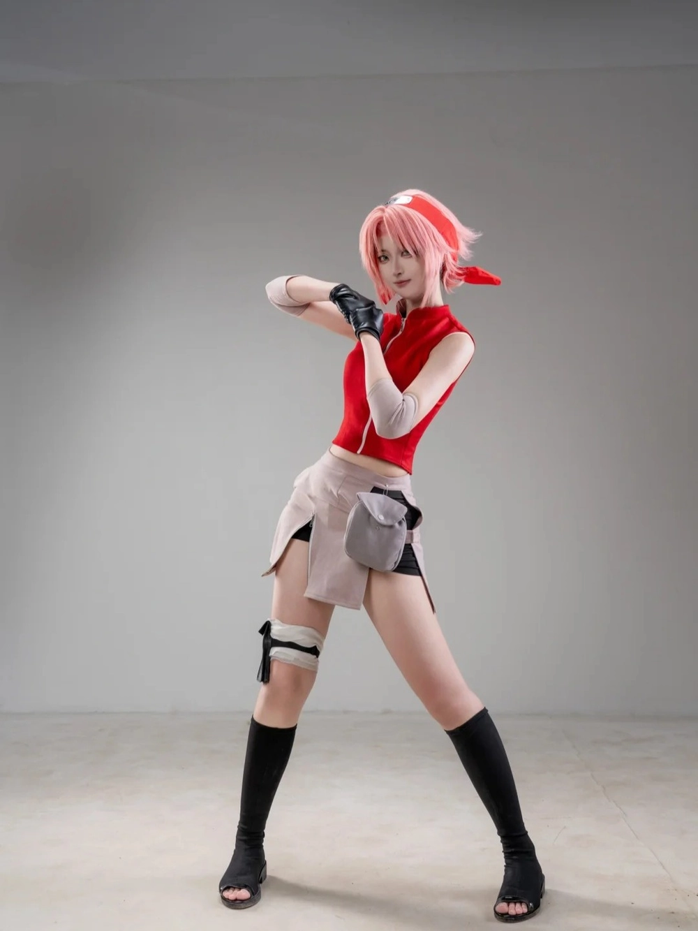 cosplay sakura haruno naruto phong cách