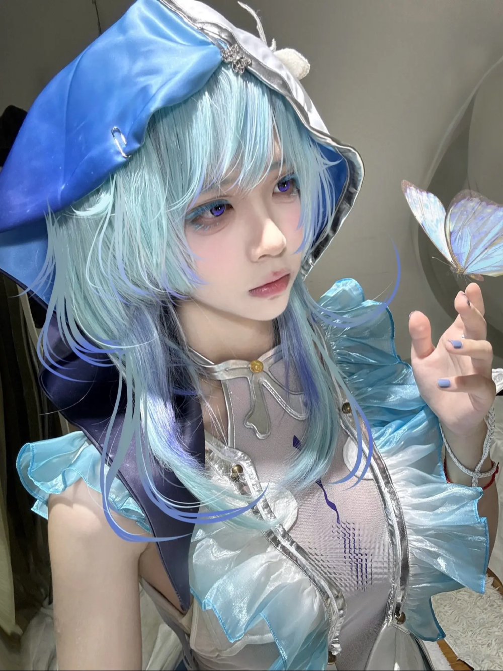 ảnh cosplay Shorekeeper Wuthering Waves cực đỉnh