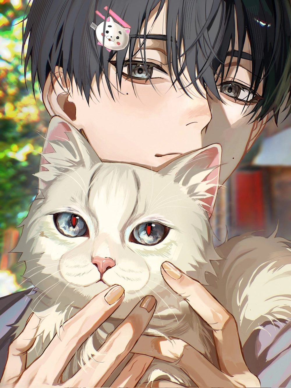 ảnh Yoshiki trong truyện the summer Hikaru died