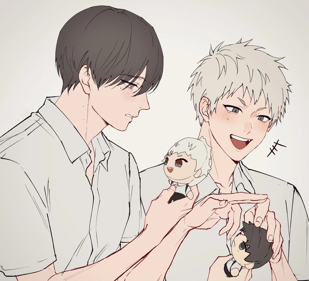 ảnh anime Yoshiki và Hikaru lãng mạn