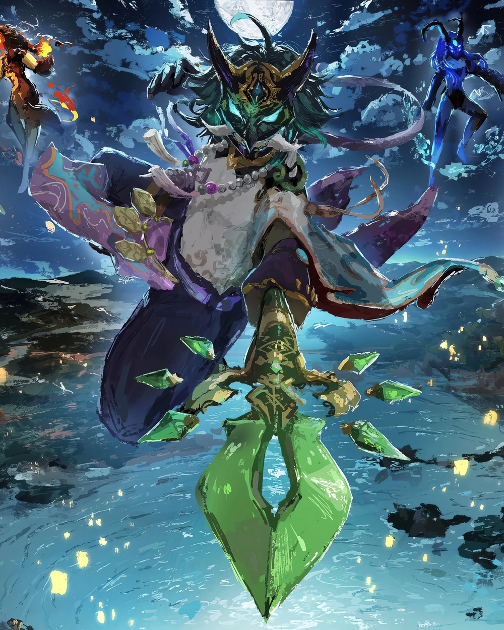 hình nền xiao genshin đẹp 4k