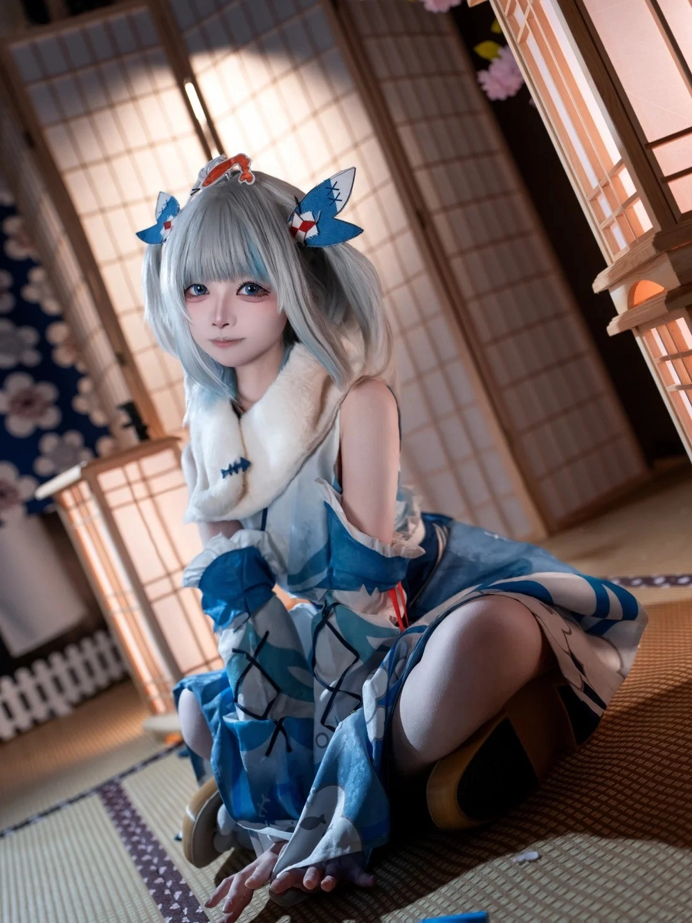 yaoyaoqwq gawr gura cosplay 2