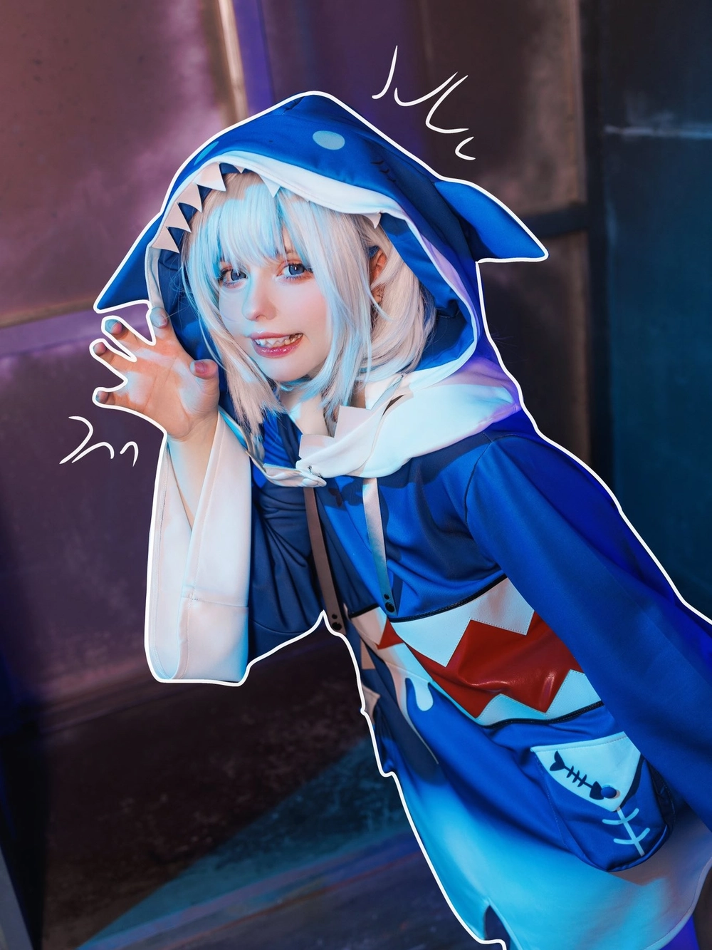 yaoyaoqwq gawr gura cosplay 5