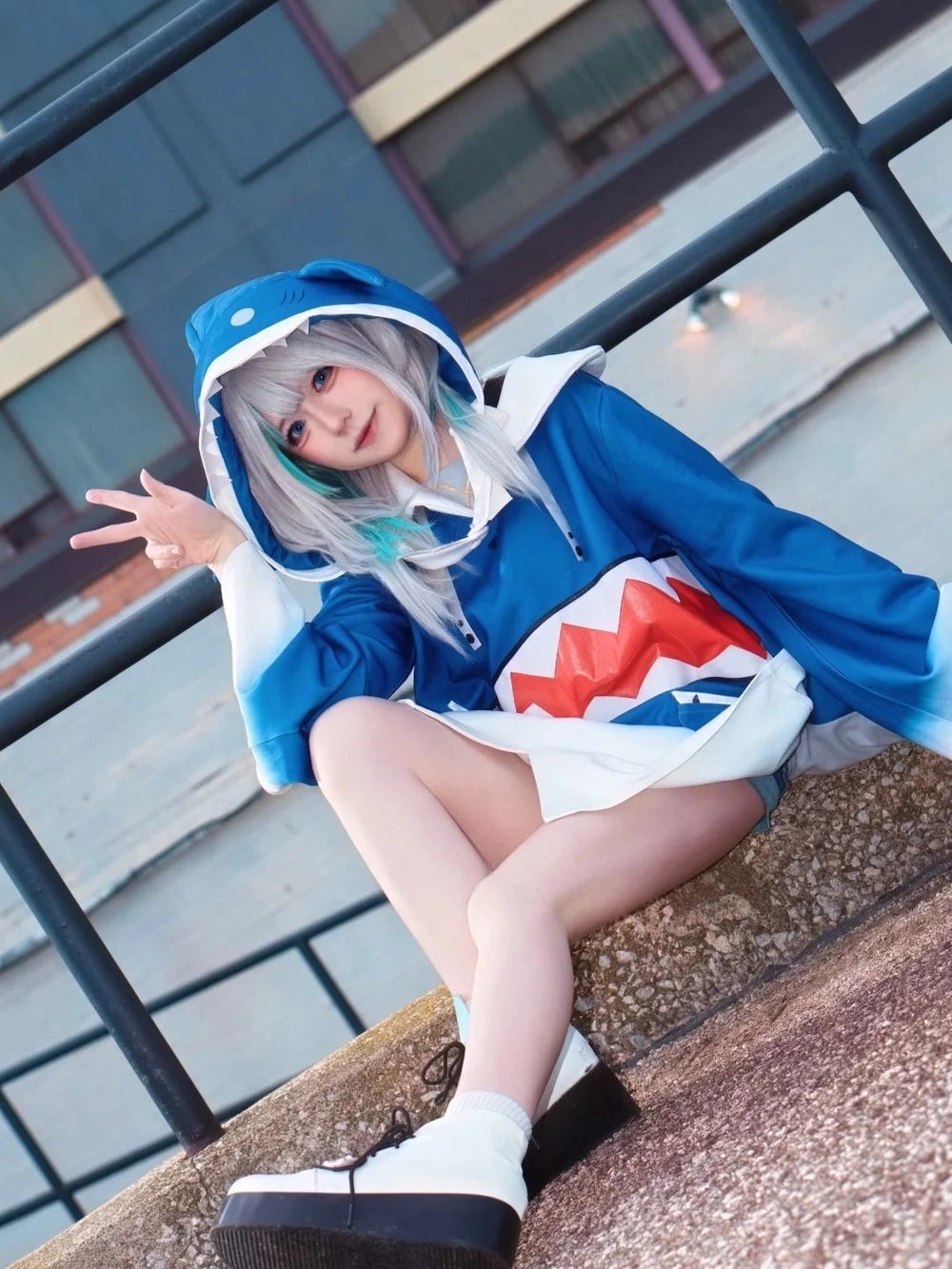 yaoyaoqwq gawr gura cosplay 7