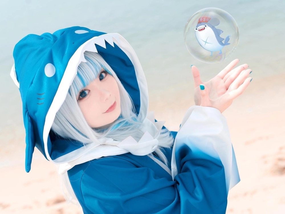 yaoyaoqwq gawr gura cosplay 8