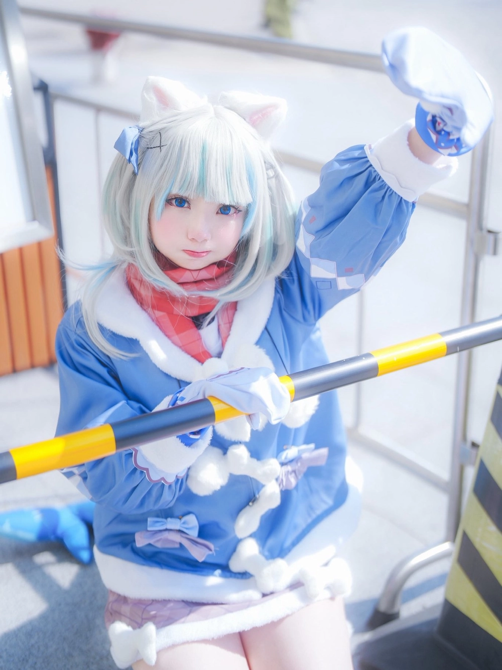 yaoyaoqwq gawr gura cosplay 9