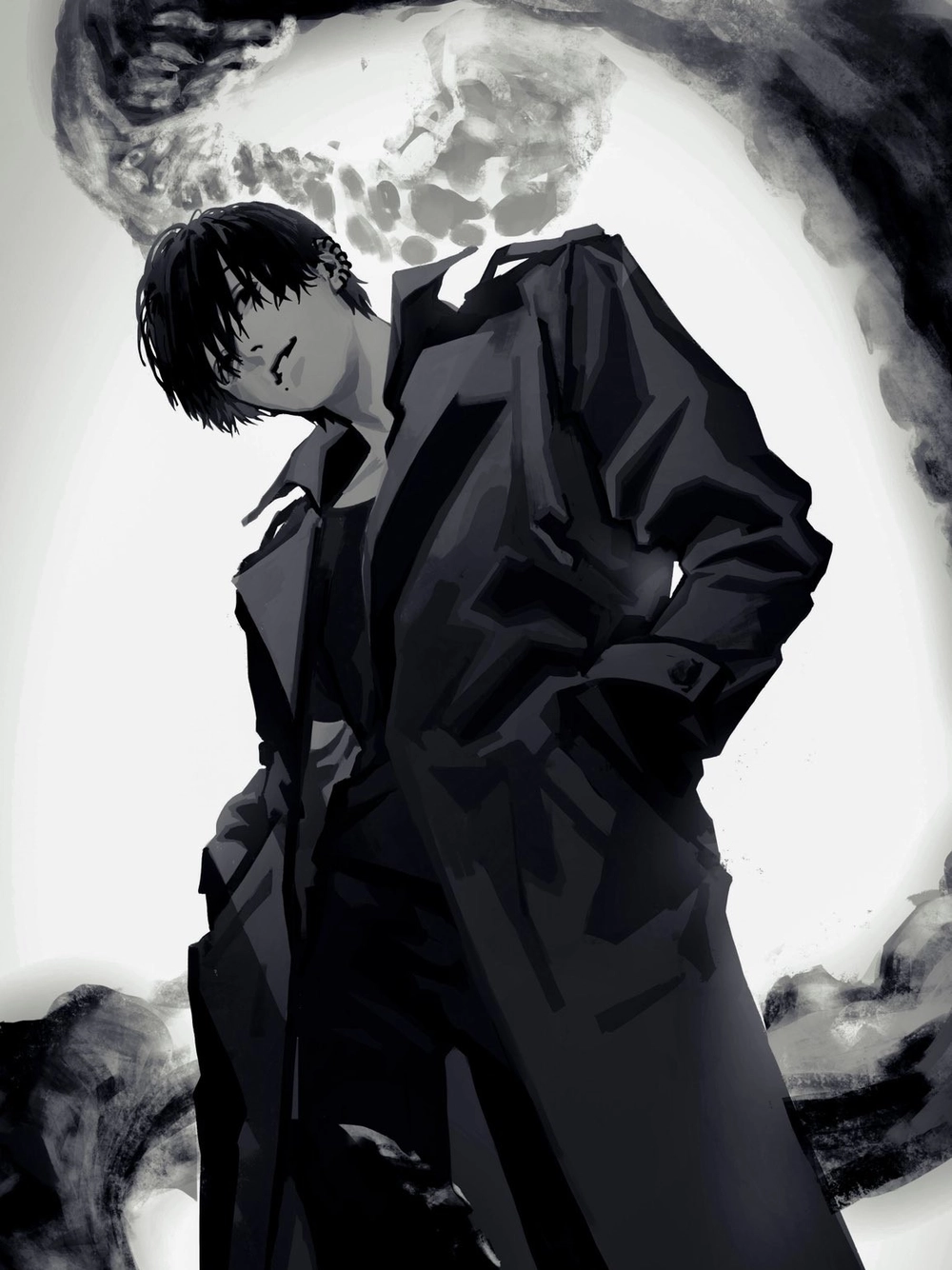 chainsaw man yoshida background