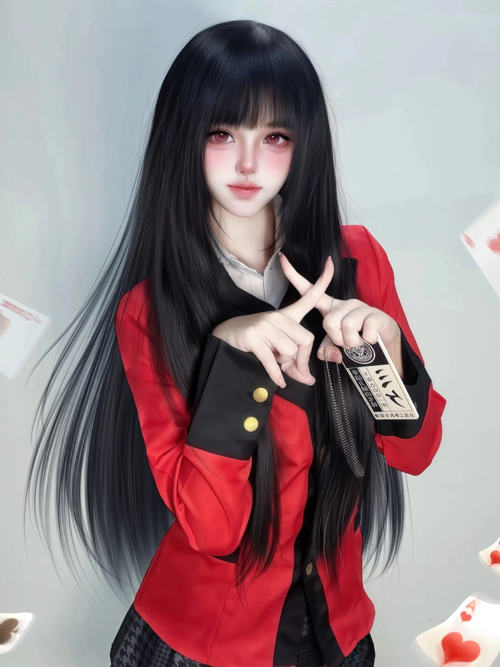 hình Yumeko Jabami cosplay sáng tạo