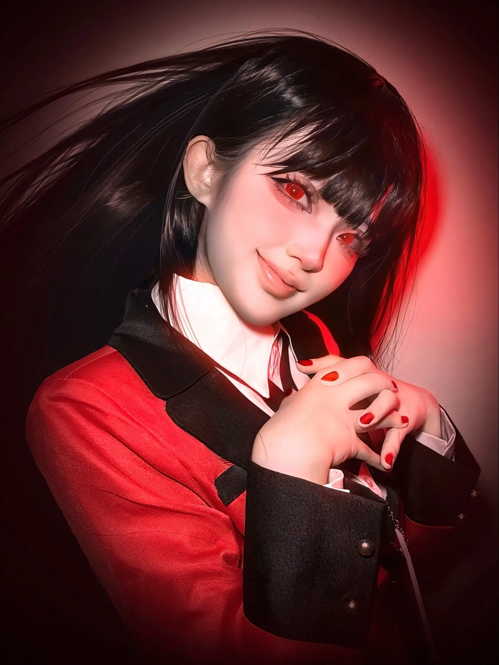 ảnh Yumeko cosplay biểu cảm