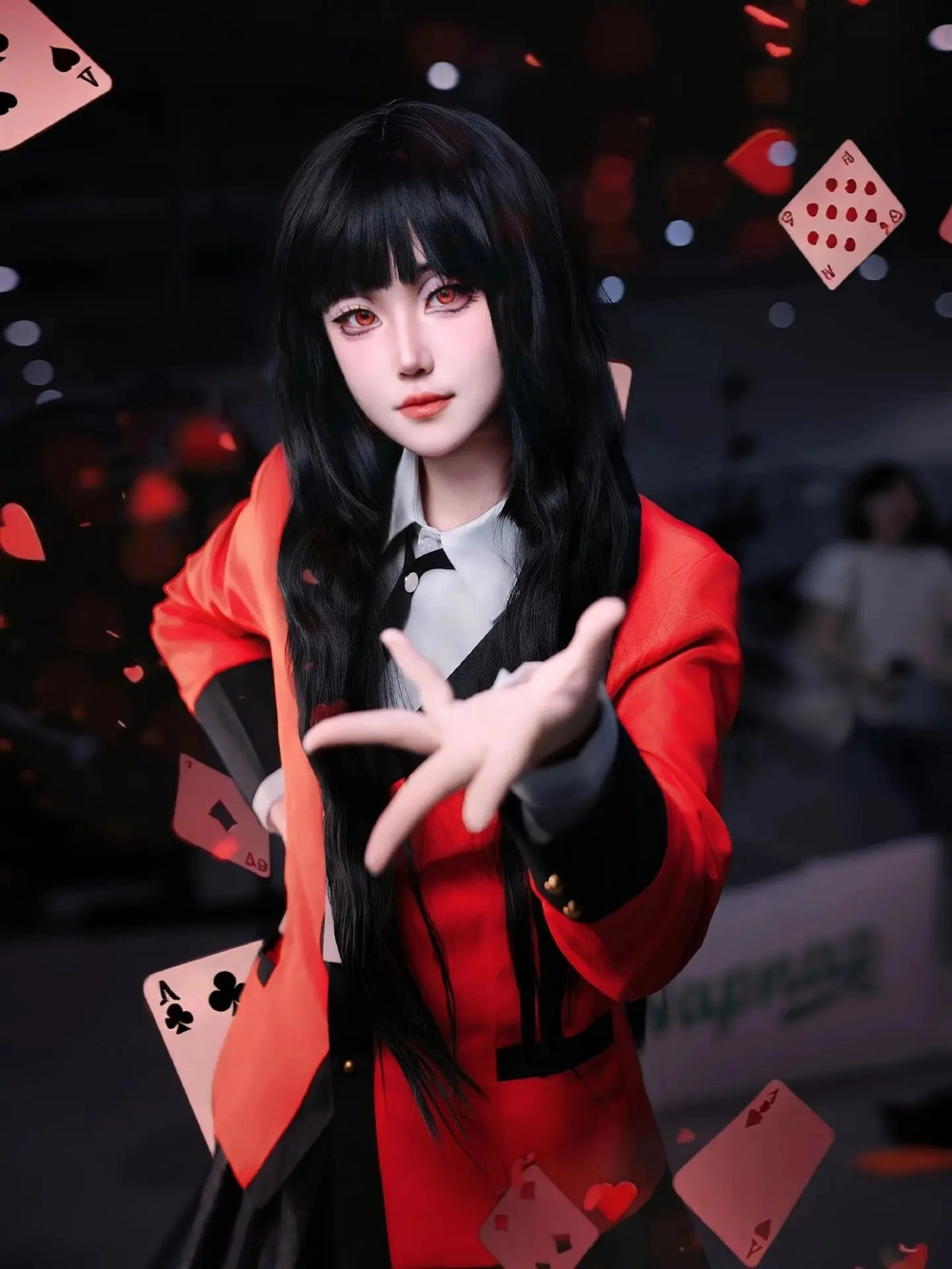 hình Yumeko Jabami cosplay phong thái lạnh lùng