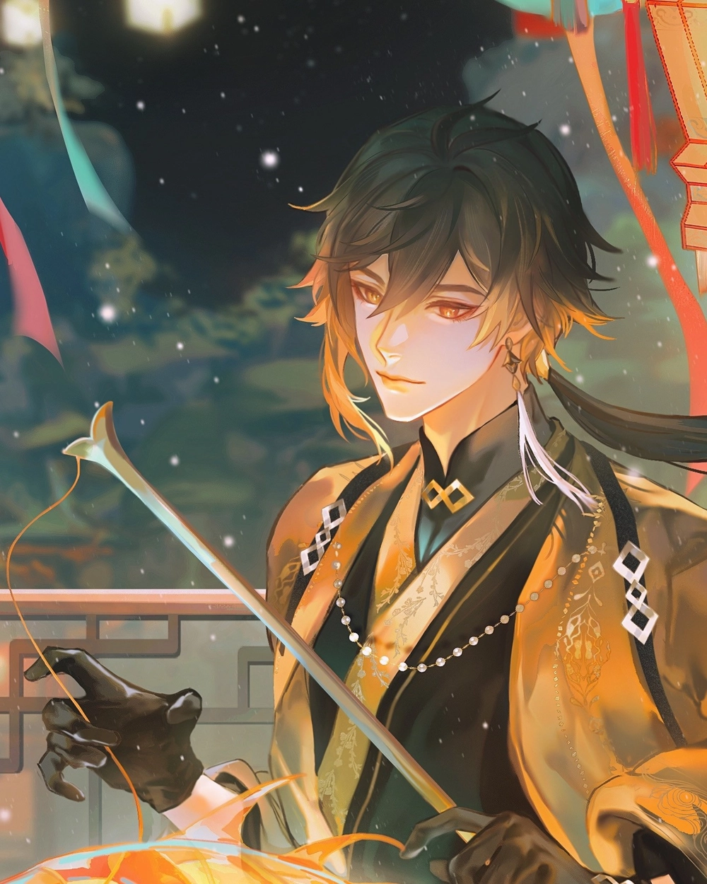 ảnh nền zhongli hd