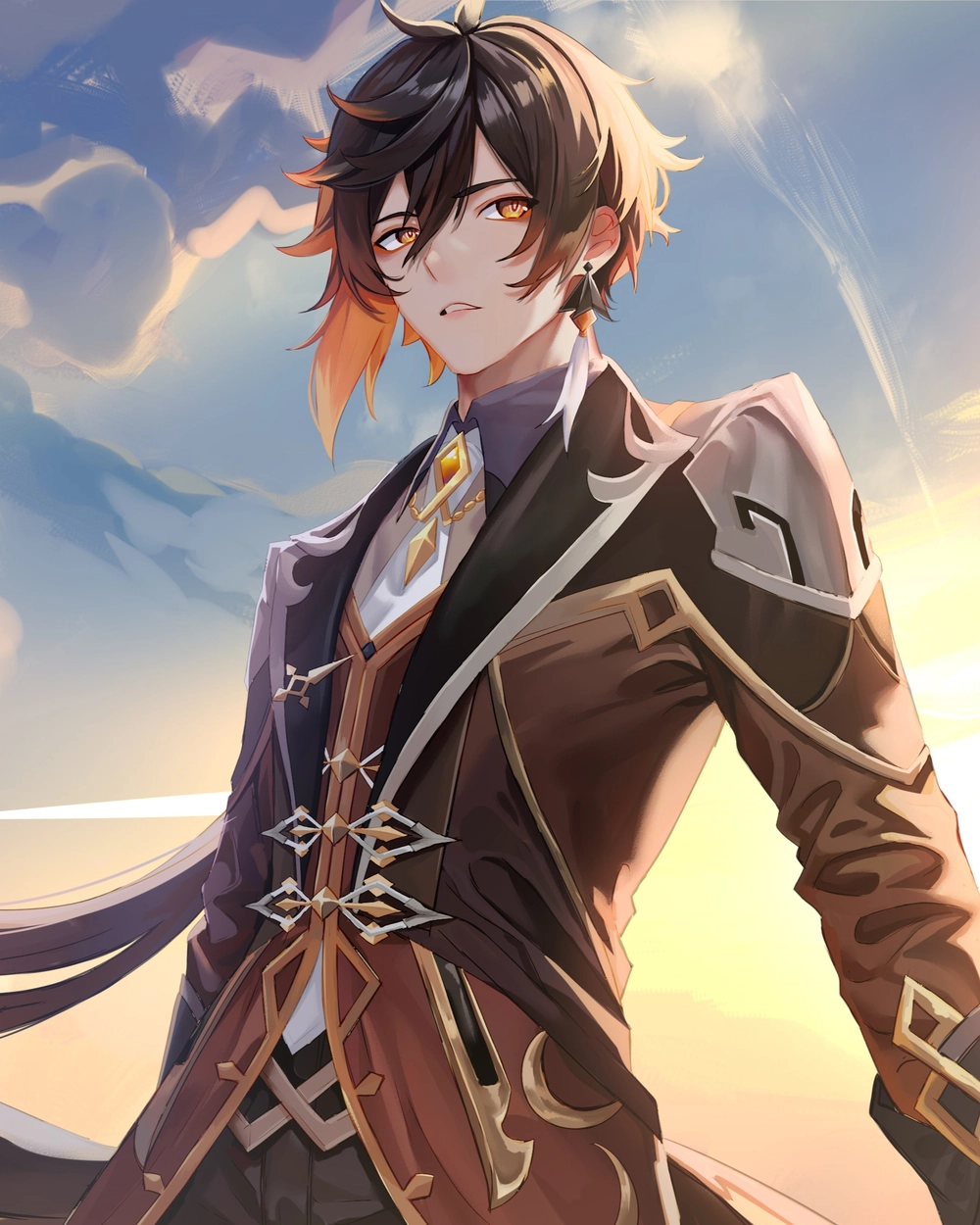 ảnh hd zhongli genshin