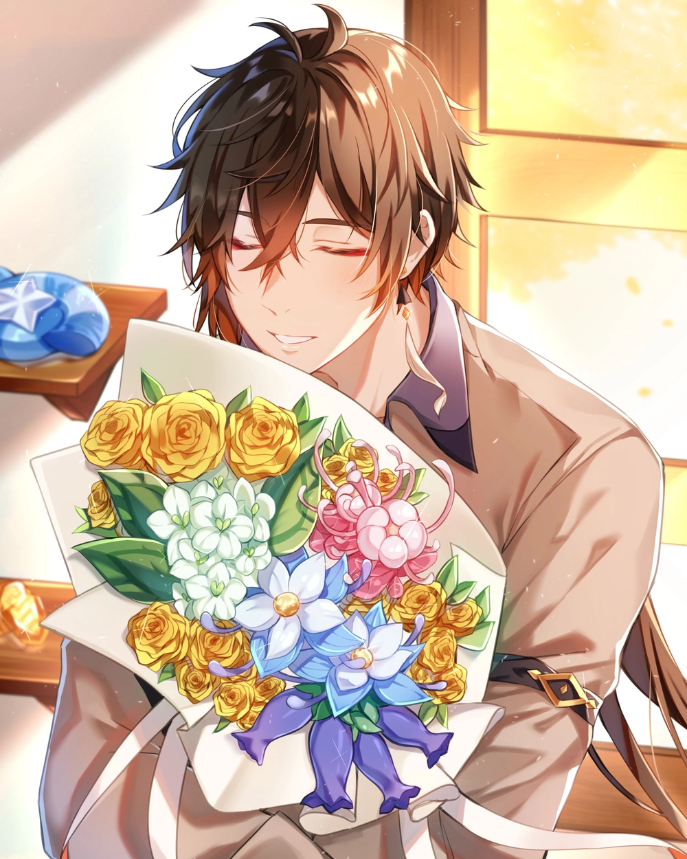 hình zhongli genshin impact 4k