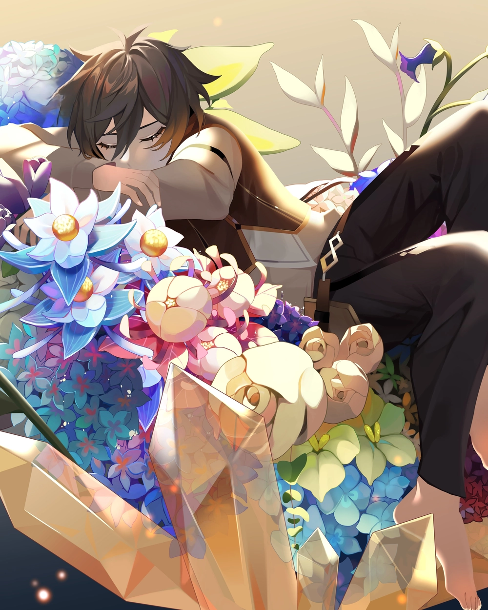 hình zhongli genshin impact hot trend