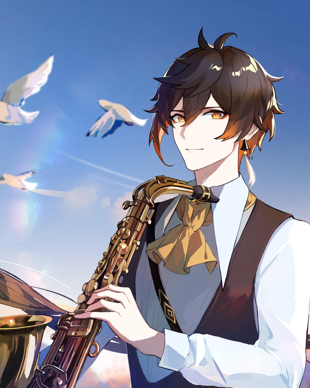 ảnh zhongli genshin impact được yêu thích