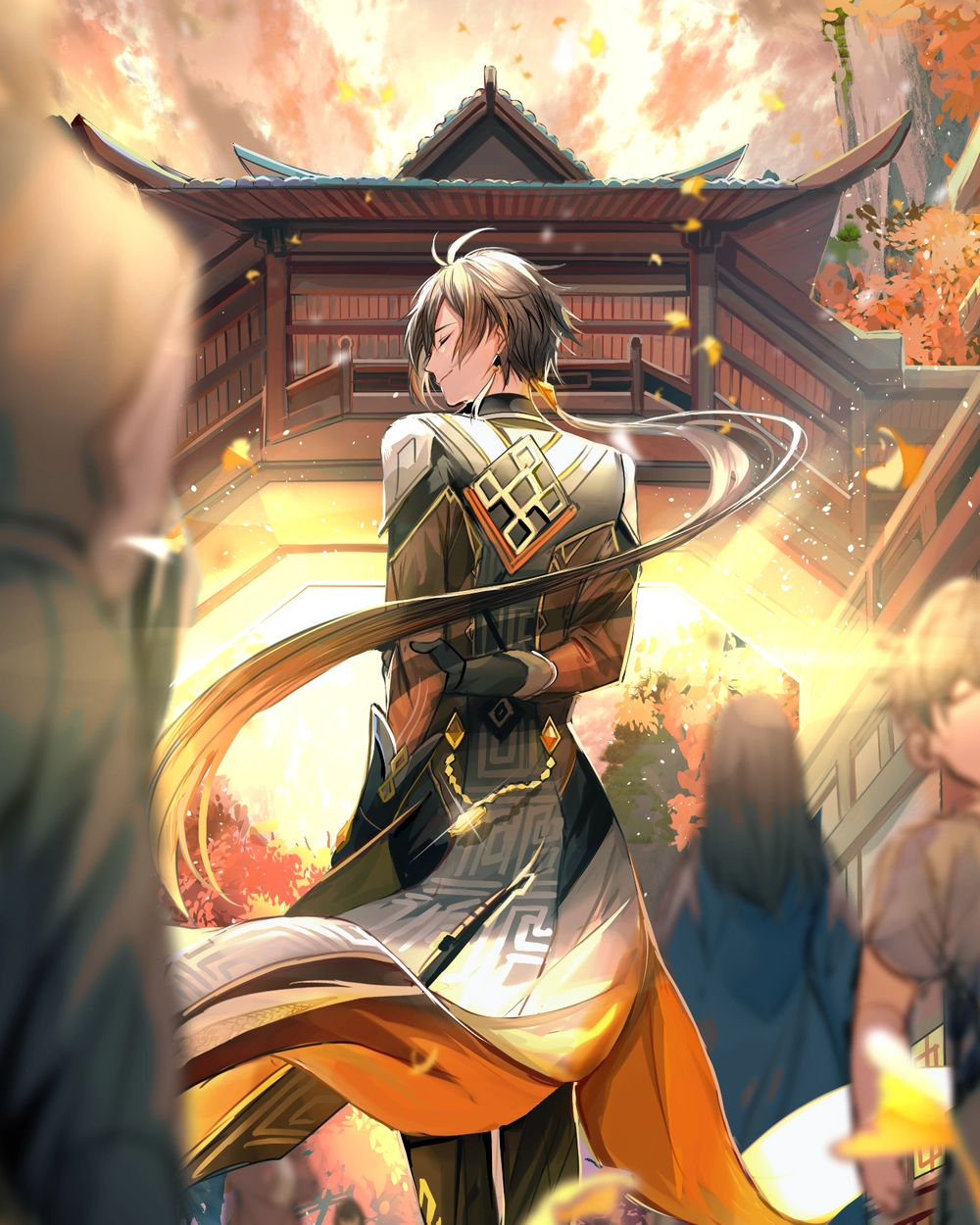 hình nền zhongli genshin impact hd