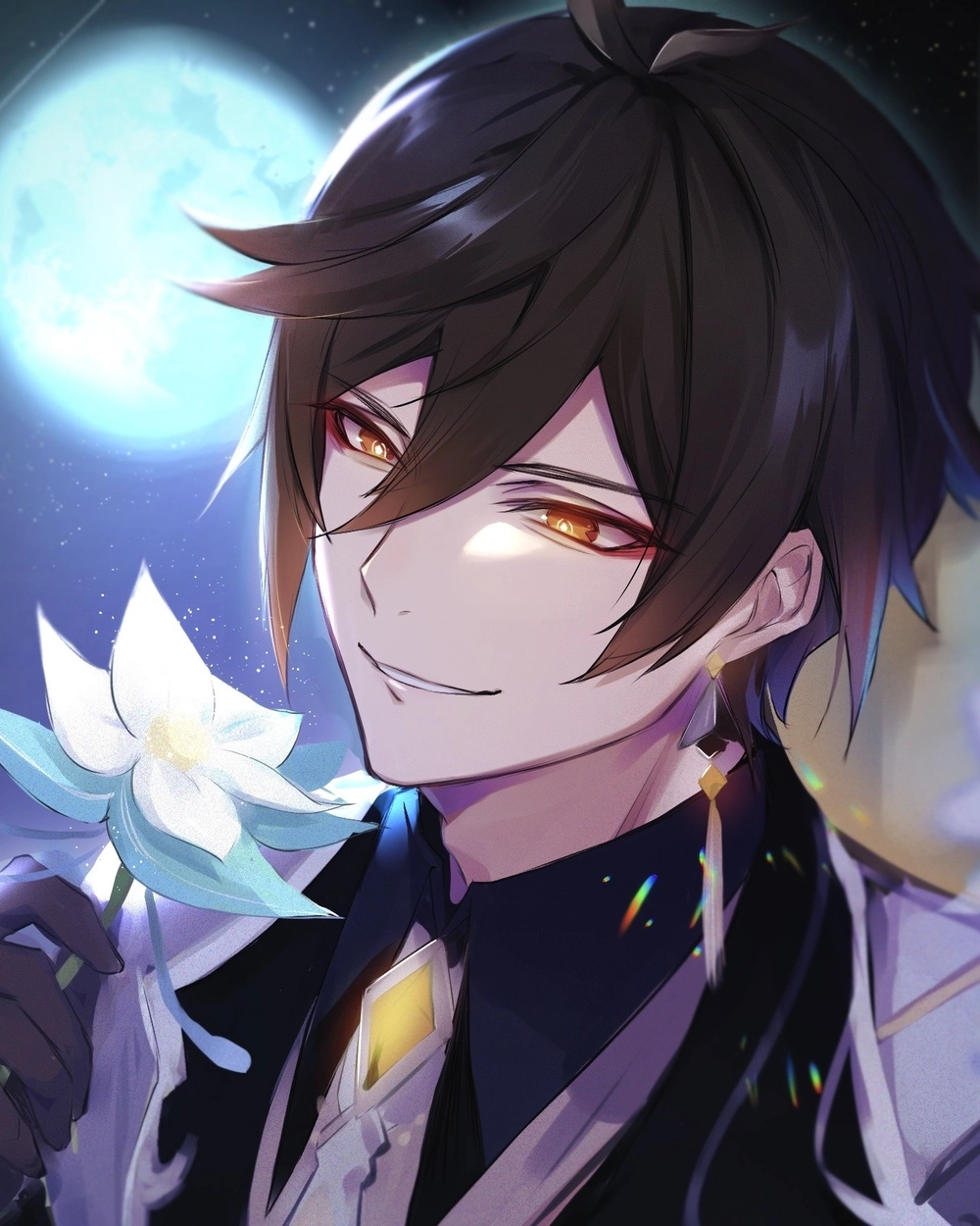 fanart zhongli genshin impact