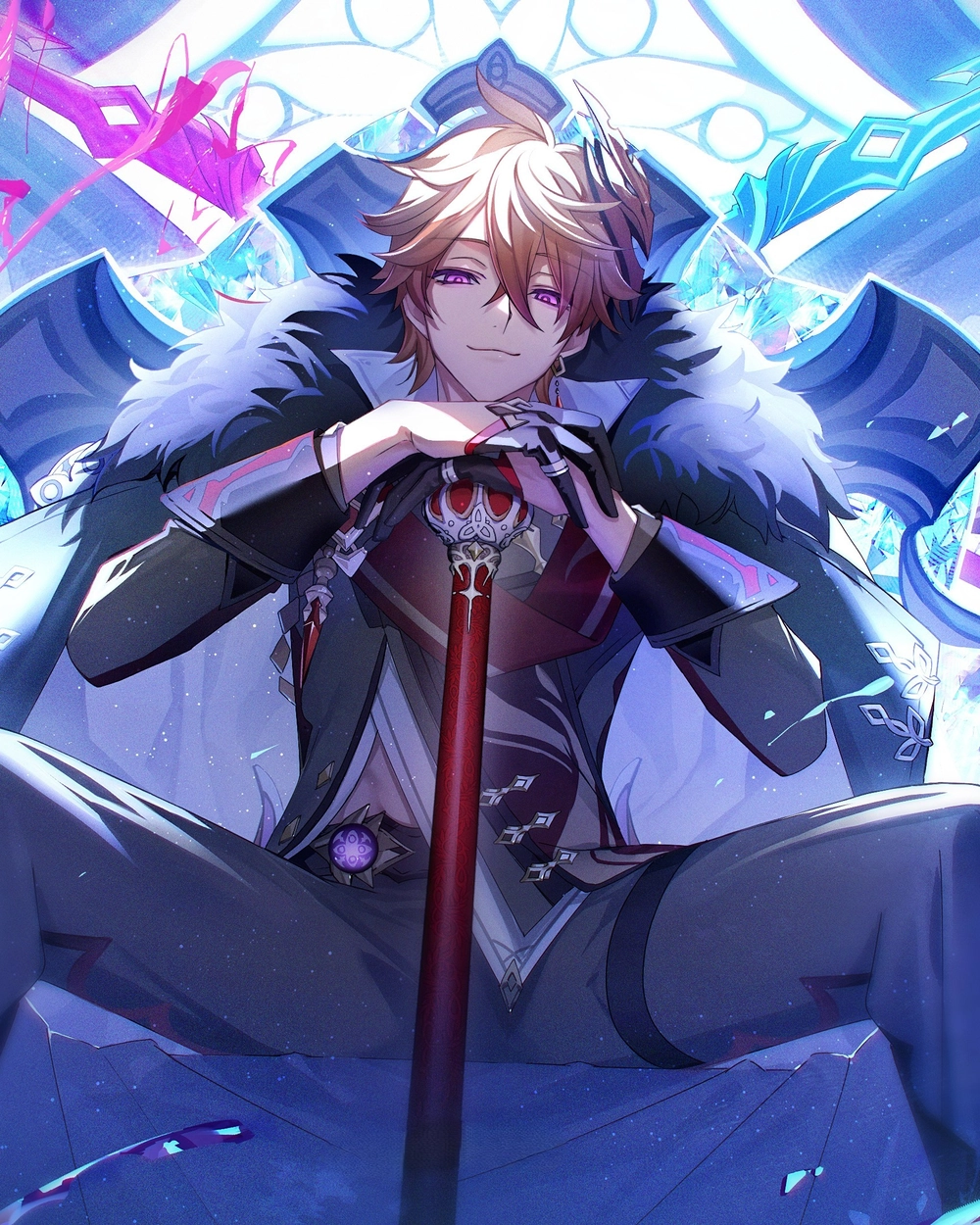 genshin childe art đẹp