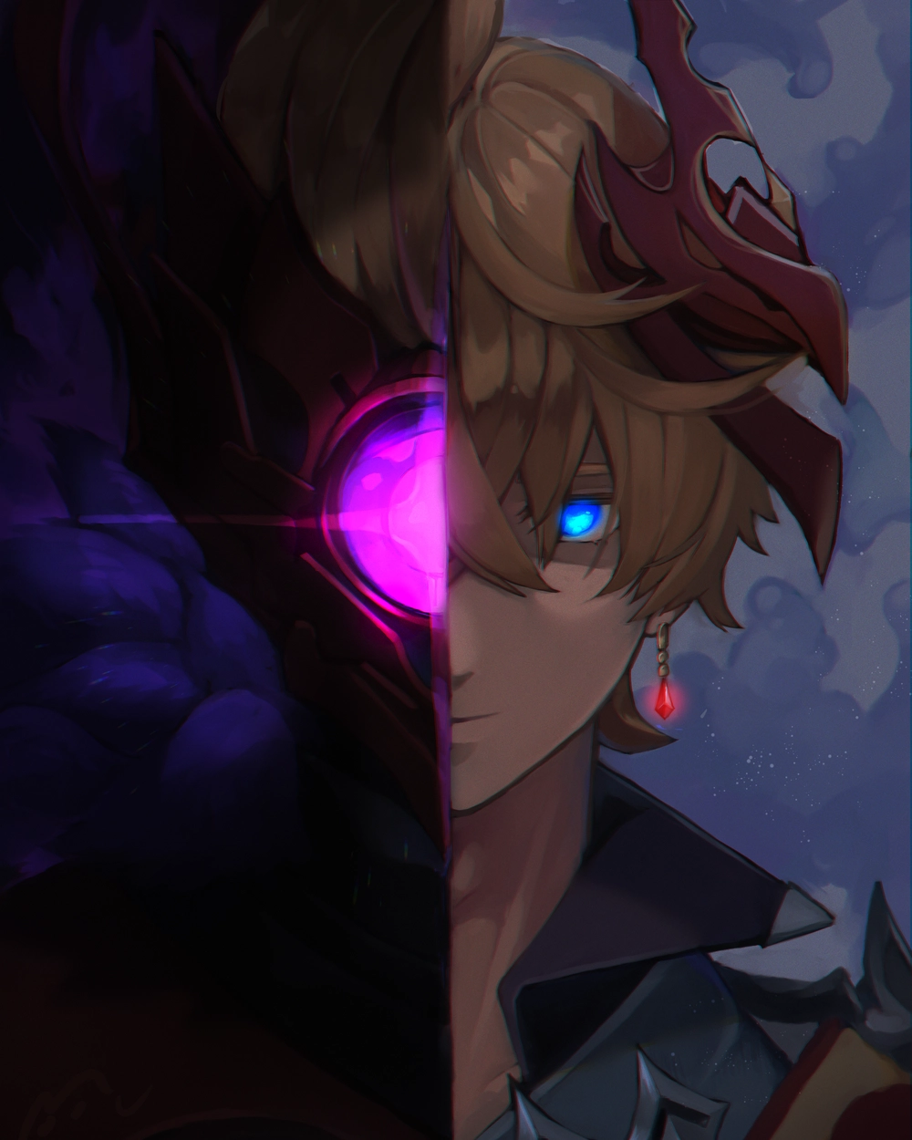 genshin childe wallpaper hd