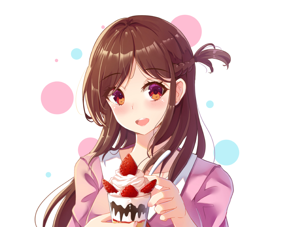 Chizuru Ichinose anime đang mỉm cười