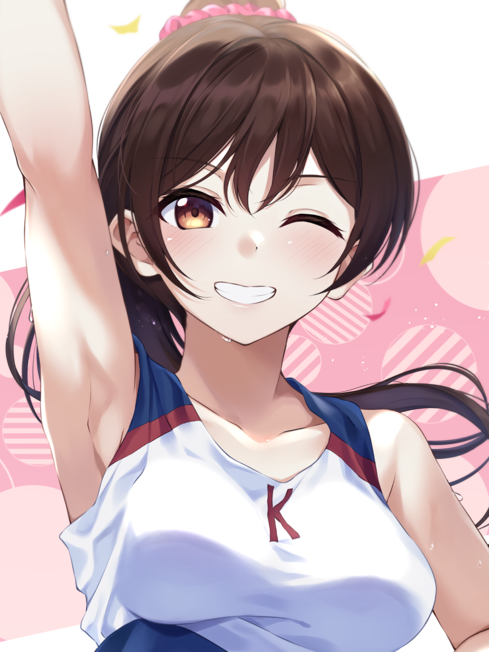 Chizuru Ichinose anime đôi mắt sáng