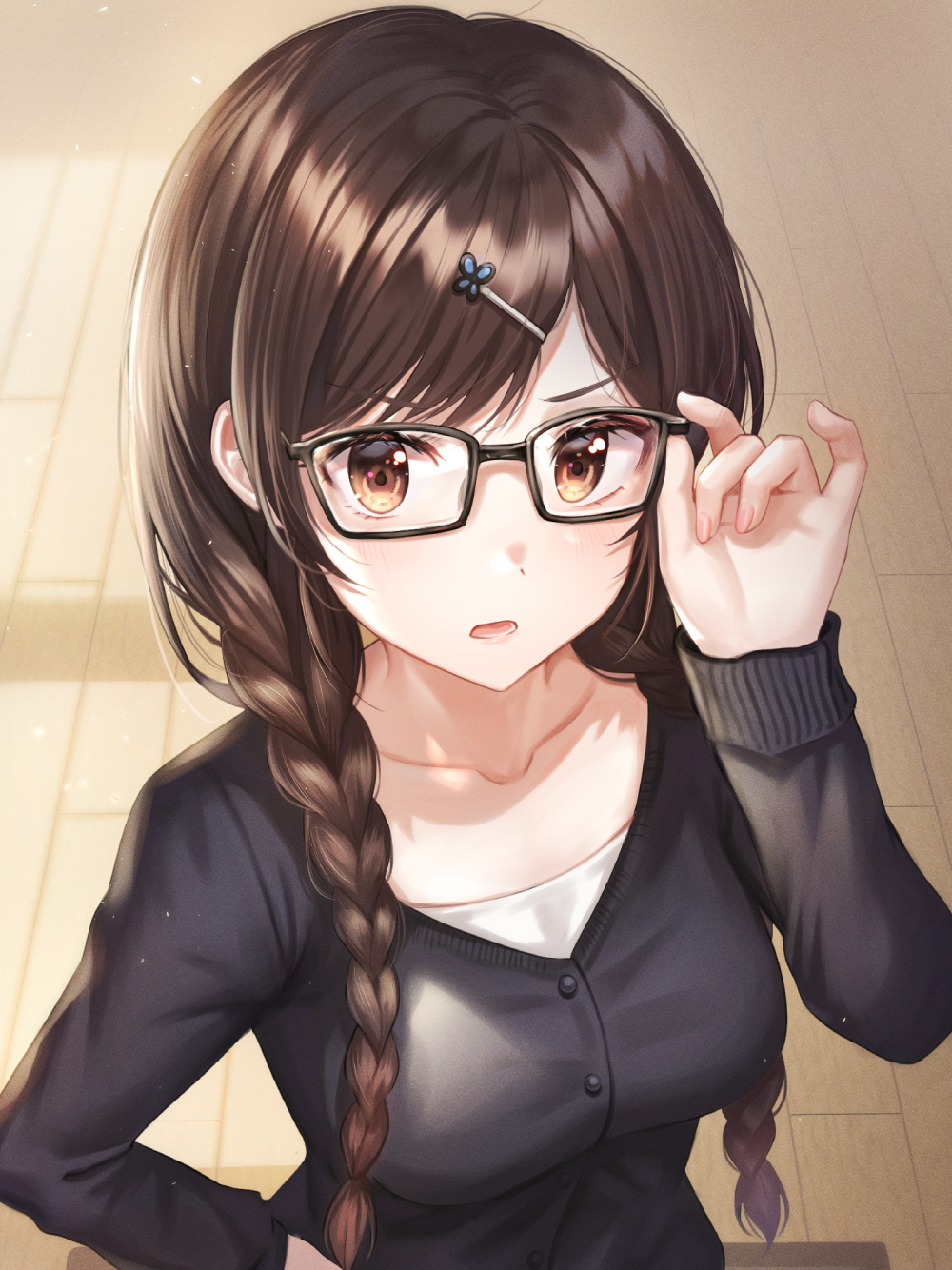 Chizuru Ichinose anime trong hoàng hôn