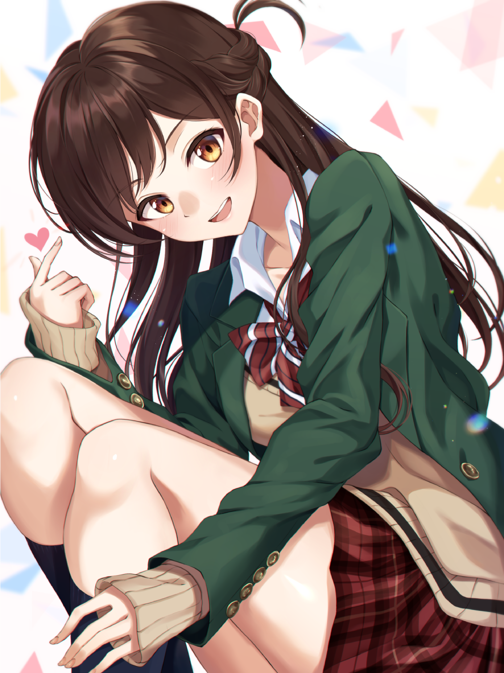 Chizuru Ichinose anime váy trắng