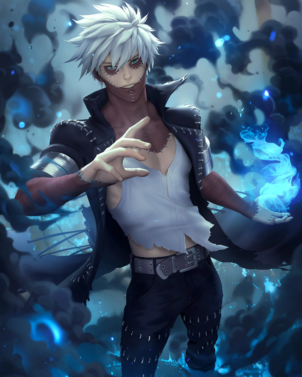Dabi anime với Gojo style