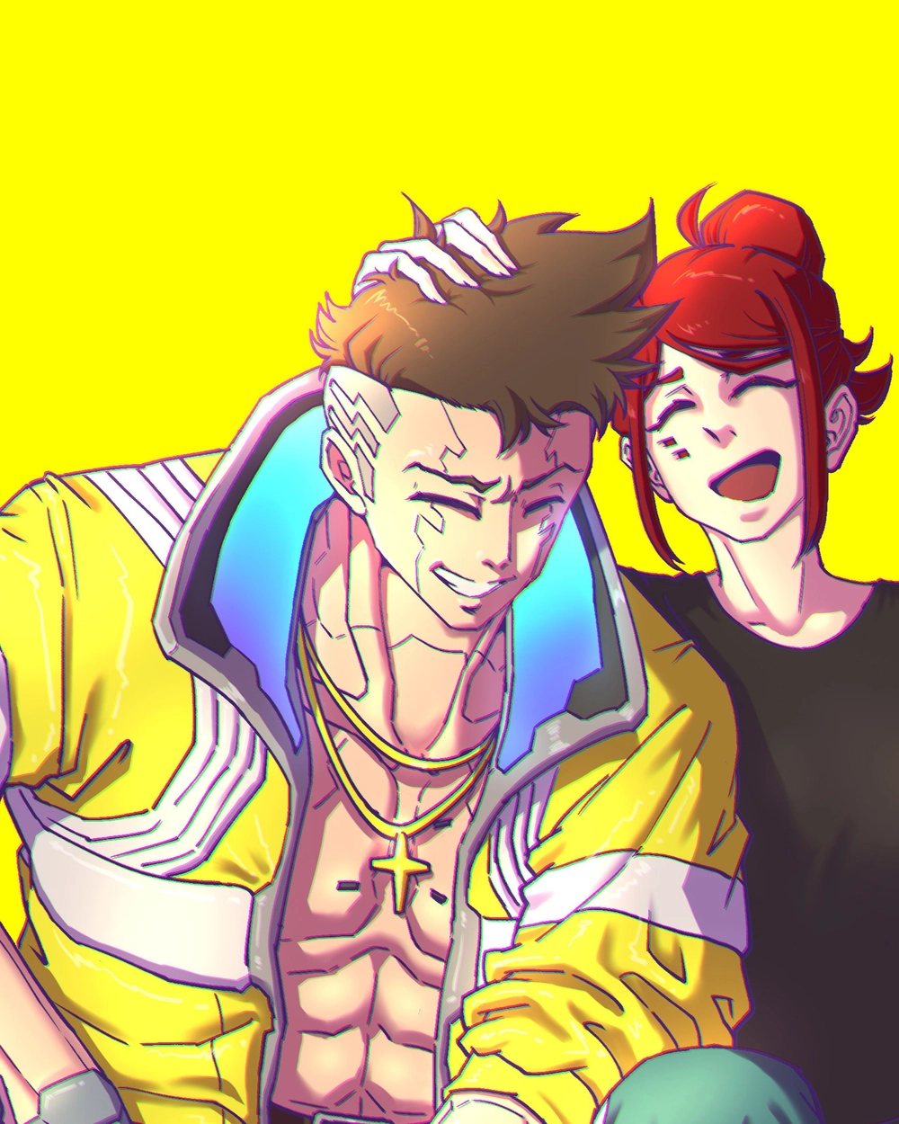 cyberpunk edgerunners david martinez ảnh ấn tượng