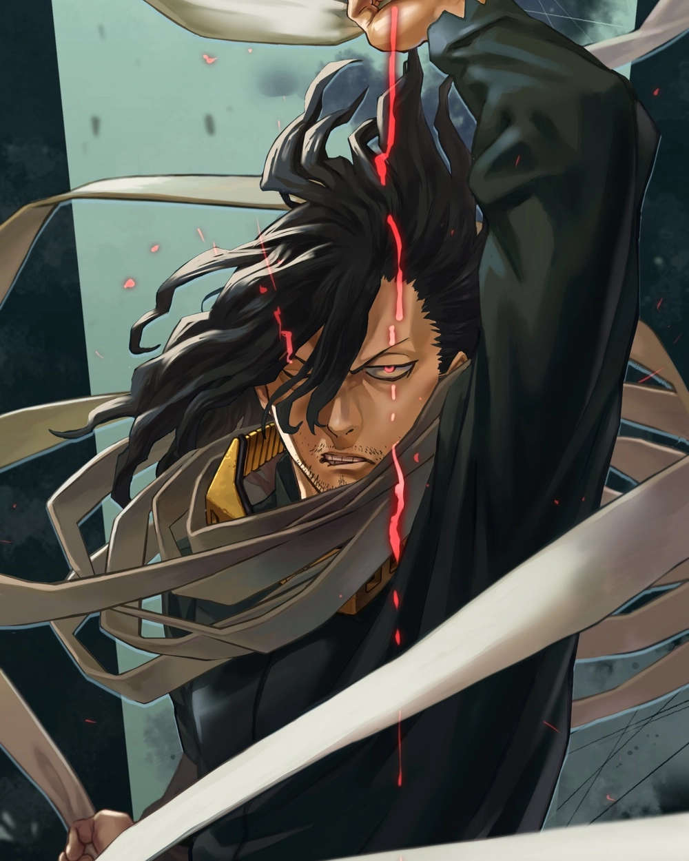 eraser head my hero academia scene