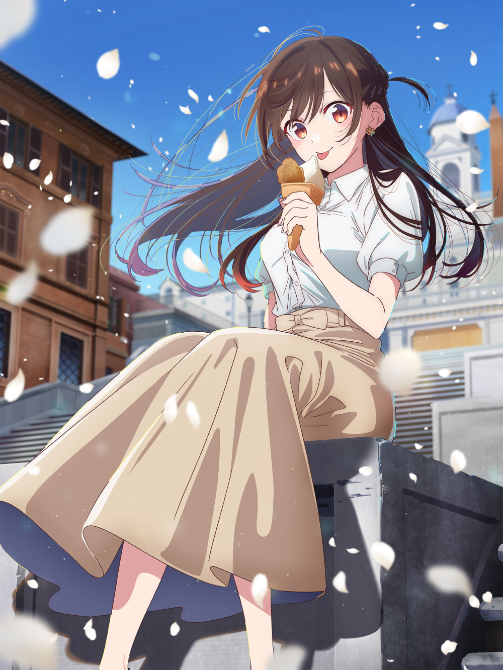 Ichinose Chizuru anime nhìn xa xăm