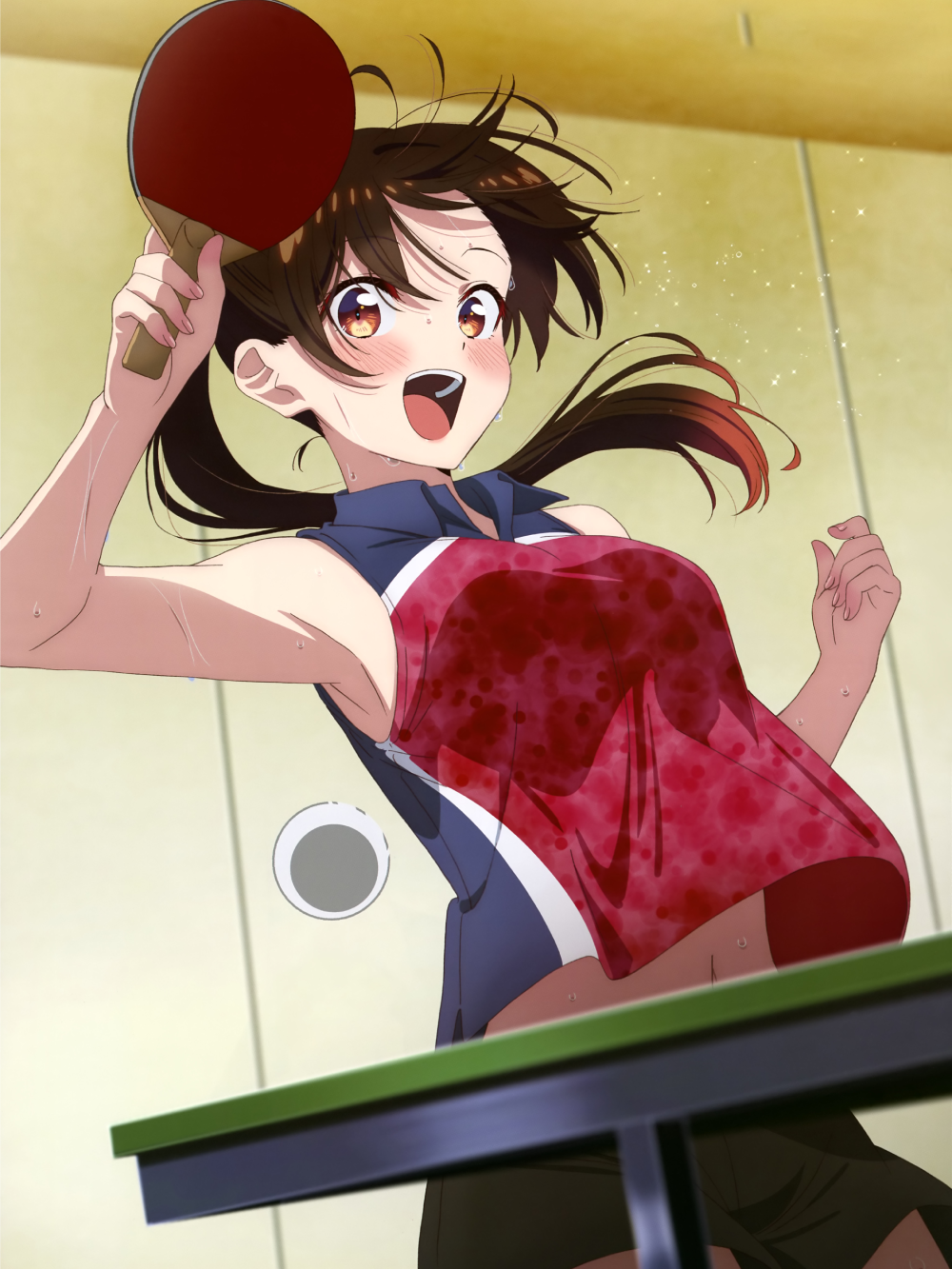 Ichinose Chizuru anime tóc bay nhẹ