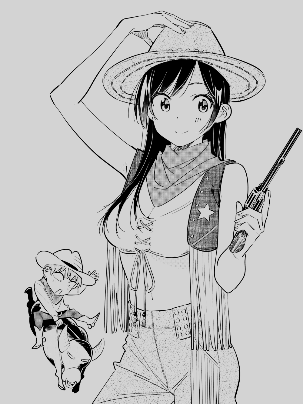 Ichinose Chizuru anime trong gió nhẹ