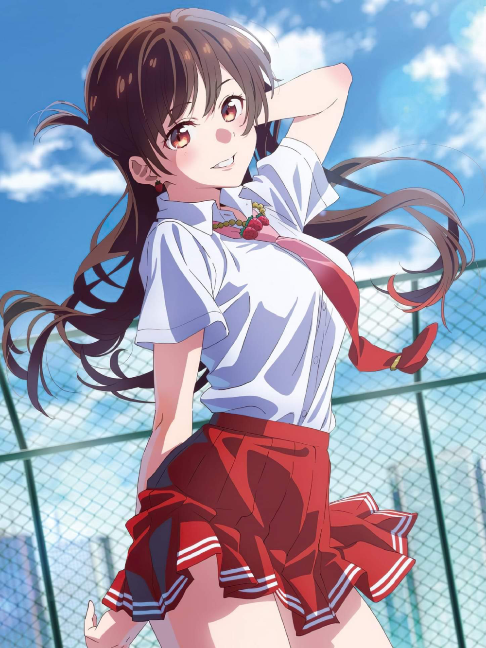 Ichinose Chizuru anime váy mùa hè