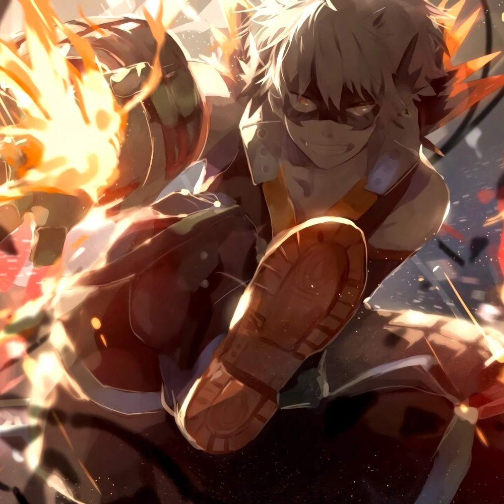 bakugou katsuki 4k fanart