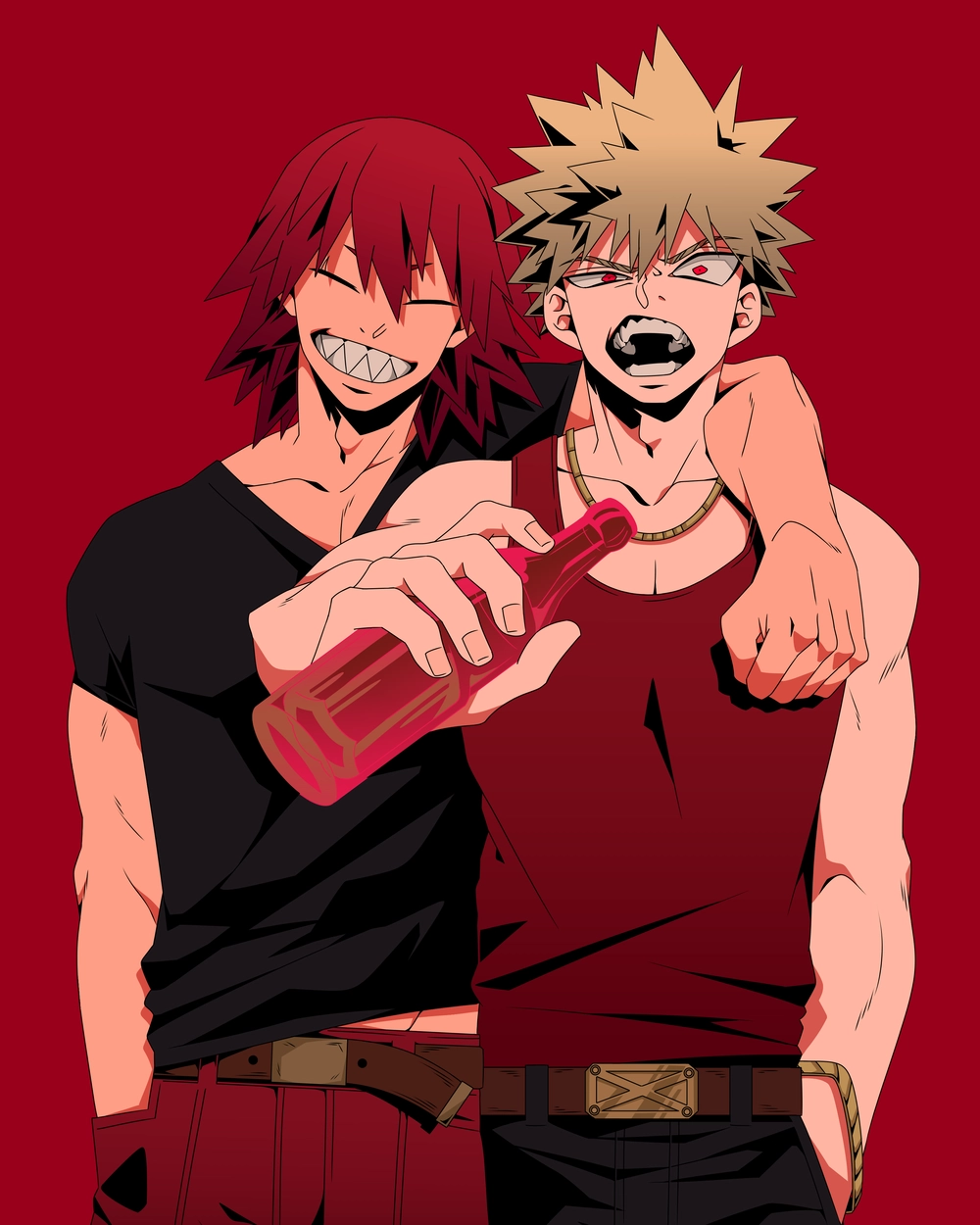 Katsuki Bakugo chiến đấu