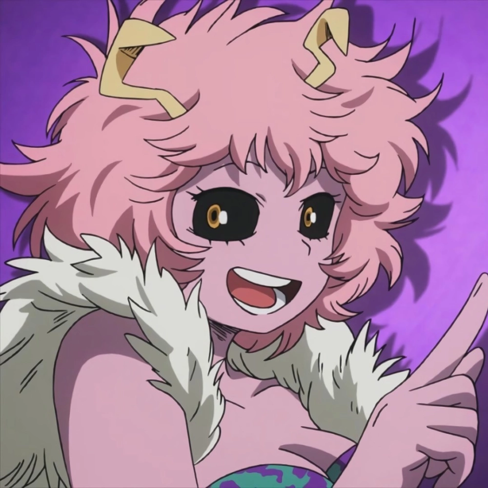 Mina Ashido phong cách học sinh