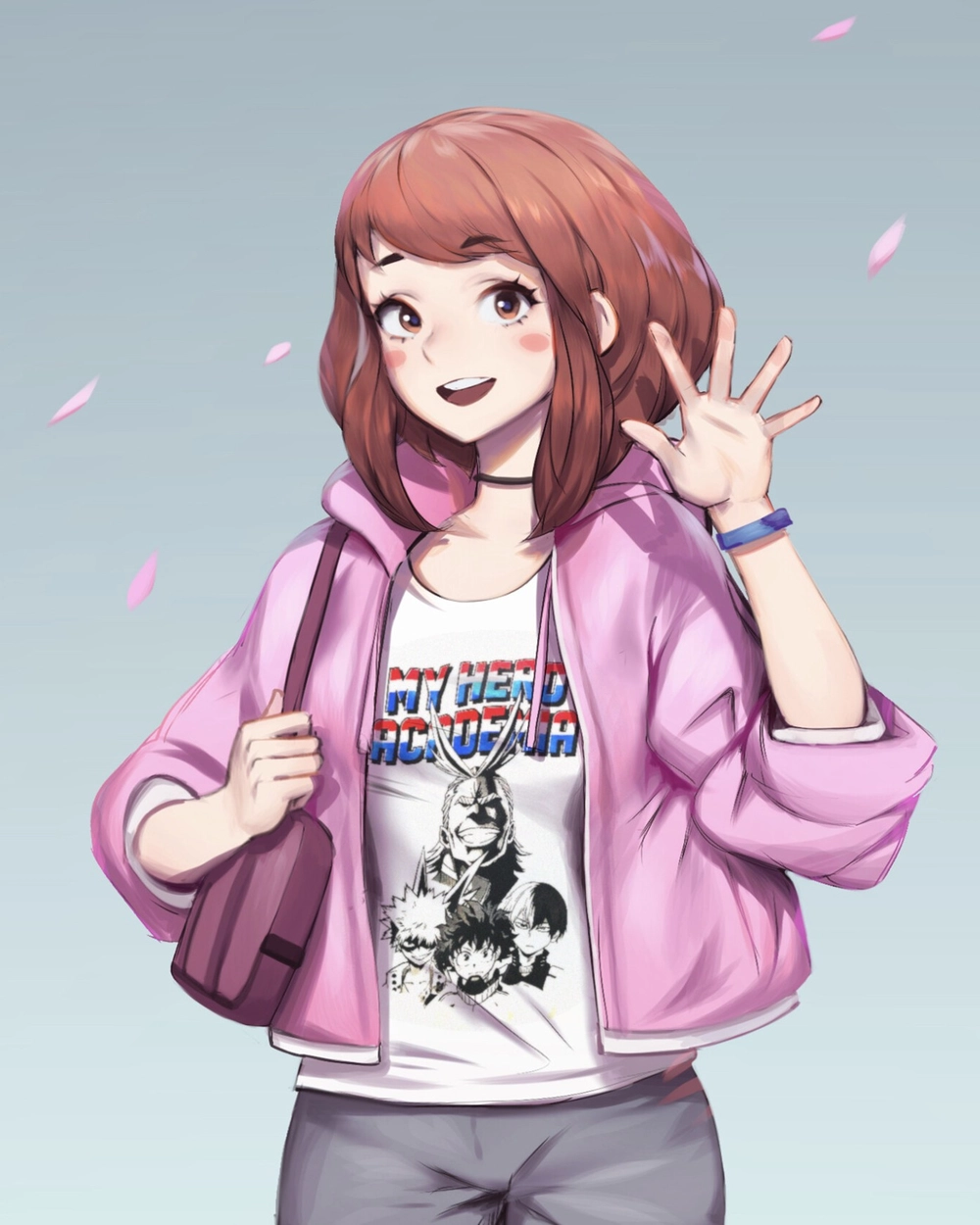 ảnh ochako hero đáng yêu