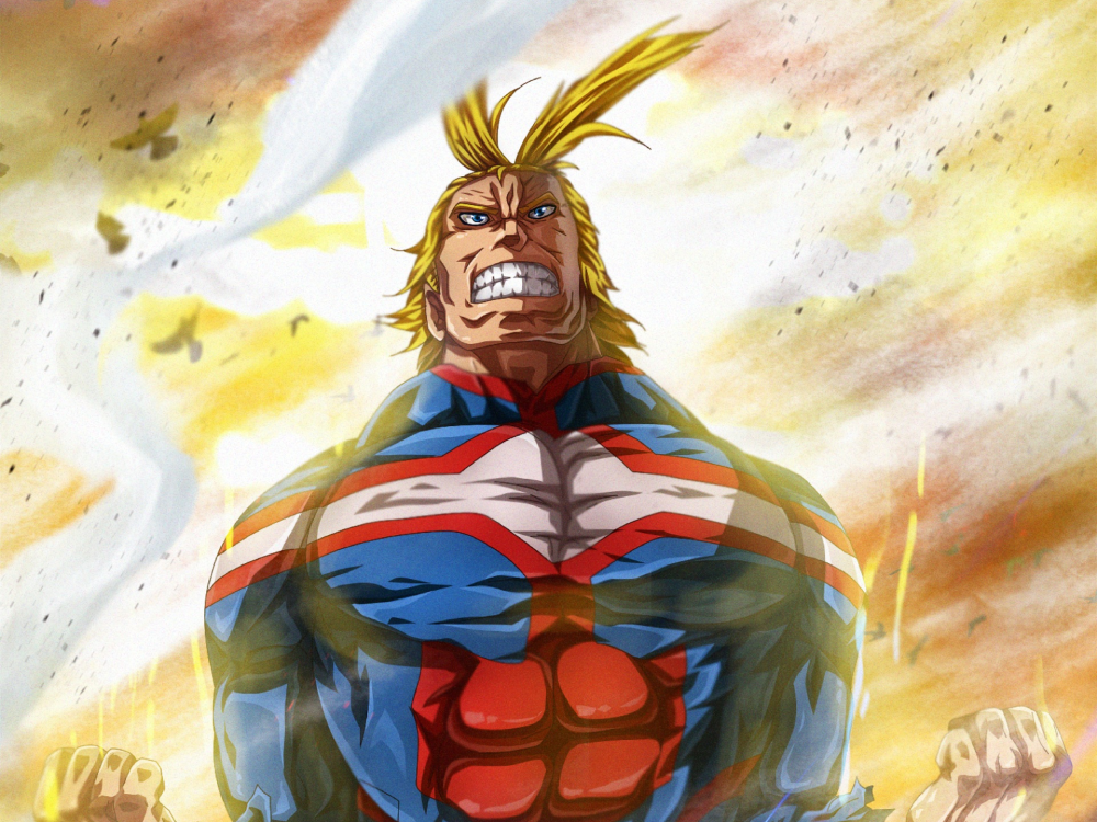 all might my hero academia fanart