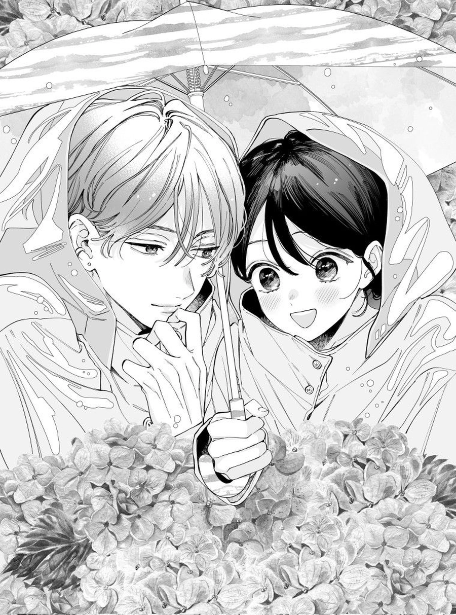 ảnh anime cặp đôi trắng đen