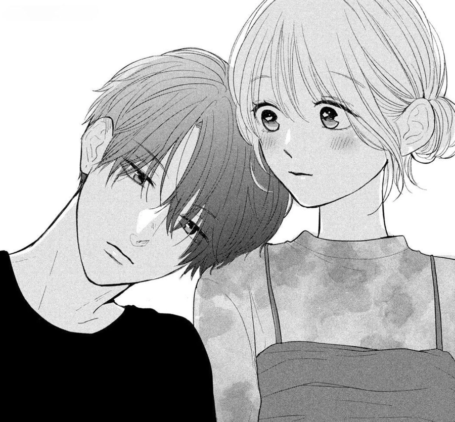 ảnh anime đôi trắng đen ngầu