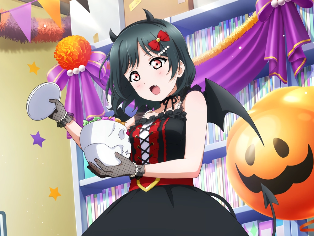 ảnh anime halloween lãng mạn