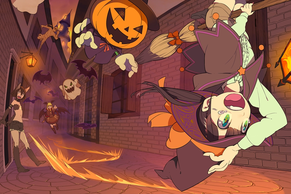 ảnh anime halloween ngọt ngào