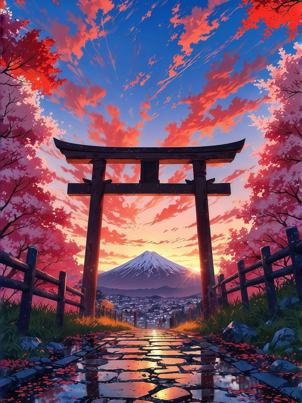 ảnh anime hiếm phong cảnh