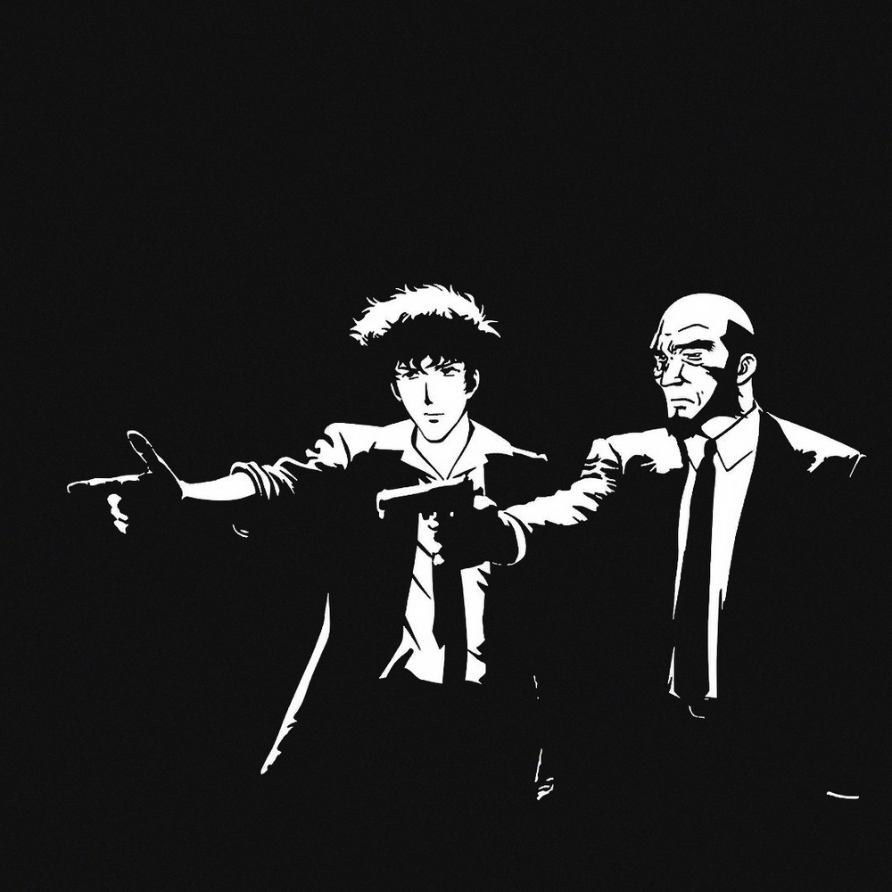 ảnh anime màu đen cute